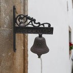 Cast Iron Bell For Outdoor Vintage Cast Iron Dinner Bell As Entry Door Bell - Image 5
