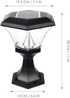KICHOUSE Solar Post Light Lawn Lamp Waterproof for Gate and Fence Posts - Image 2
