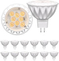 MR16 LED Bulbs 50W Equivalent 5W GU5.3 Spotlight Bulbs 3000K Warm White 38° Beam Angle Non-Dimmable for Landscape, Recessed, and Track Lighting – 12 Pack by HOME