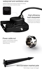 LGIDTECH FUTC02 Miboxer 9W RGB+CCT Outdoor LED Garden Spotlight AC 110V 16 Million Colors Changing,Color Temperature Adjustable.Smartphone APP Can't Control Directly - Image 5
