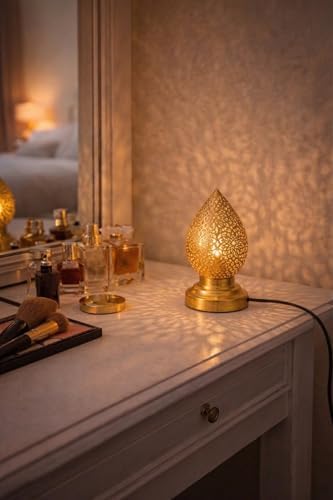 Set of 2 Moroccan Brass Wall Lamp Sconce Home Decor, Handmade Lighting Copper Metal Lights Turkish Lamp, Ramadan Candle Lantern, Candle Holder, Indoor Outdoor, Patio, Porch, Shelf, Garden (Egg) - Image 4