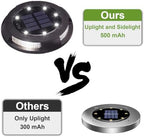 8 Pack Solar Ground Lights Uplight Sidelight 4000K Driveway Lights - Image 2
