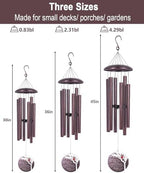 Personalized Cardinal Memorial Wind Chimes for Loss of Loved One Mom Dad - Image 2