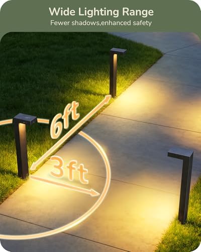 EDISHINE Low Voltage Pathway Light Wired, Outdoor Landscape Lighting 12pack - Image 5