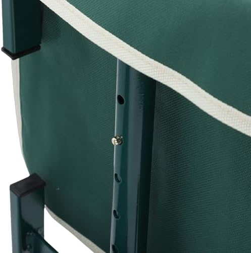 Tnfeeon Upgraded Wide Garden Kneeler and Seat with 2 Tool Pouches, Workseats 2 Tool Pouches, 10.6 Inch Width Foldable Stool Bench Kneeling Sitting Support 400 Lbs Gardeners Seniors (Green) - Image 7