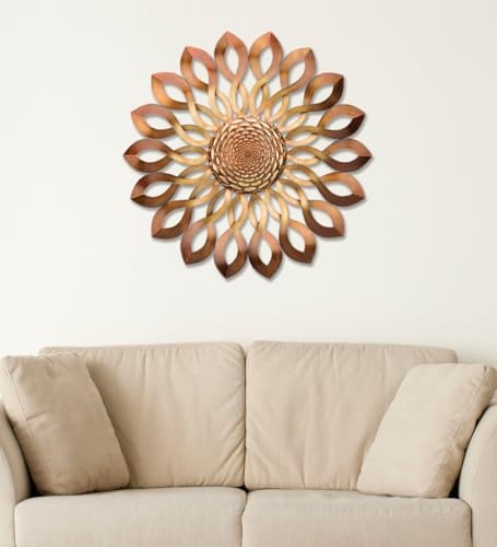 Regal Art & Gift Large Metal Sun Wall Decor, Indoor & Outdoor Sunburst Art - Image 2