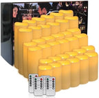 fclayvts 36-Pack LED Flameless Candles with Remote Control - Perfect for Home, Parties, and Special Occasions - Create a Magical Ambiance Effortlessly(Three Sizes) - Image 3