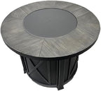 Generic Circular Resin FPC-C-02 Model 35 Inch Diameter Table Replacement for Firepit, Gray, FPC-C-02-Table - Image 2