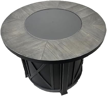 Generic Circular Resin FPC-C-02 Model 35 Inch Diameter Table Replacement for Firepit, Gray, FPC-C-02-Table - Image 2