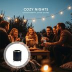 Tabletop Fire Pit for Outdoor Camping and Picnics, Black Stainless Steel Wood Burning Fireplace, 5.9 x 7.9 x 5.9 in Smokeless Firewood Stove, Portable Mini Fire Bowl for Backyard - Image 4