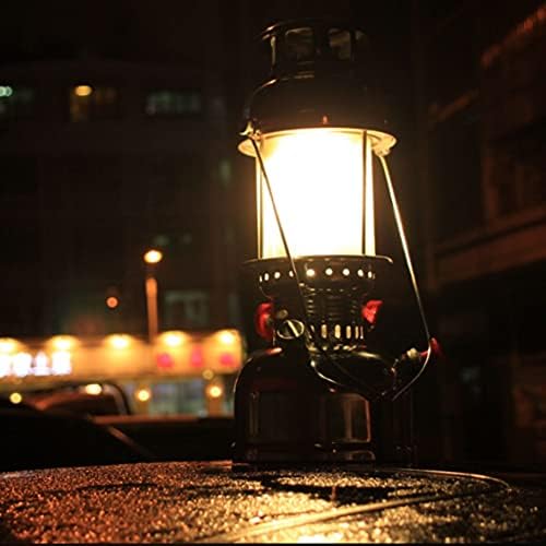 Vintage Kerosene Lamp - Antique Iron Anchor Design, Retro Horse Lantern with Warm Light Lampshade, Perfect for Outdoor Decor and Camping - Silver Color - Image 5
