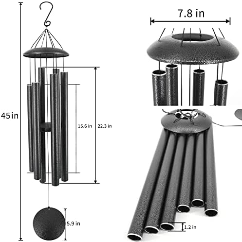 ASTARIN 45-Inch Wind Chimes Outdoor Deep Tone - Image 2