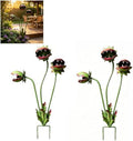 Carnivorous Plant Decorative Planter Garden Stake, 25 Inch Large Resin Venus Flytrap Sculpture, Weird Gothic Garden Decor for Outdoor Patio Lawn, Funny Succulent Planter for Indoor Home Decor (2) by Unknown