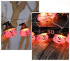 CAKERS Halloween Witch Scary Ambience Decor Modeling Lights|LED Warm White Copper Wire Lights|Holiday Theme Hanging Fairy Lights for Bedroom Party Decor,Warm White,6m(19.6ft)-40LED-Battery - Image 7
