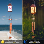 Cardinals Decorative Mobiles Gifts, Solar Cardinals Wind Chimes, Gifts for Mom, Women, Grandma, Garden Courtyard Lawn Decoration, Thanksgiving Gift, Decor Gift for Christmas and New Year - Image 6