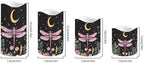 Pink Dragonfly Moon Flameless Candles with Remote Timer Battery Powered LED Candles Color Changing Pillar Electric Fake Candles Bulk for Indoor Set of 4 - Image 2