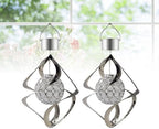 2 Pcs Solar Wind Chime Color Changing Hanging Light for Balcony - Image 3