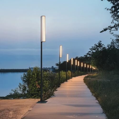 Bollard Light, Stainless Steel Outdoor Post Light, LED Pathway Lamp for Landscape Lighting, IP65 Waterproof Garden Bollard Lamp for Yard Walkway Courtyard Residential Use(Large) - Image 6