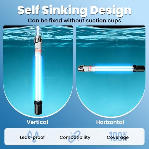 18W Self-Sinking Light Up to 1000 Gal for Ponds,Pools,Spas& Large Aquariums - Image 3