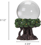 Pacific Trading Tree of Life Gazing Ball Outdoor Garden Decorations, Hand Painted Durable Mirror Globe Home Decor, 8.5 Inches - Image 4