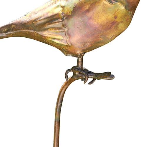 Ancient Graffiti AG-1307 Flamed Bird Garden Stake, 6.5 by 1 by 29", Multi-Colour - Image 6
