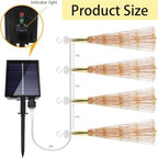4 Pack 800 LED Solar Starburst Sphere Lights,Firework Light Remote Control - Image 5