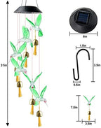 Hummingbird Solar Wind Chimes Outdoor, for All Moms Discover Everything, All for Moms/Women/Grandma/Daughter/Aunt/Friend/Wife/Sister.Gardening Gift,Memorial Gift, Christmas Yard Decor - Image 6
