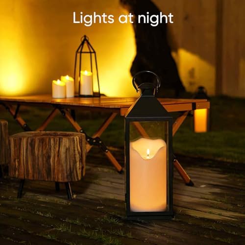 Homemory 6.3"x12" Extra Large Outdoor Waterproof Candle with Auto 6H Timer - Image 5
