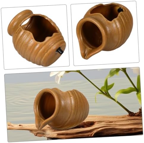 SOLUSTRE Ceramic Courtyard Waterfall Fountain Flowing Water Ornament Indoor Zen Decor for Living Room and Outdoor Landscape 1 Piece - Image 7
