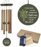 Personalized Cross Wind Chimes, Jesus Memorial Gifts by ExtrabilyOfficial