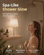 EZVALO IP65 Waterproof Shower Lamp –Spa-Like Bathroom Lamp, Rechargeable Cordless Mood Light, 3 Color Temps for Relaxing Bathroom & Bathtub Experience 1 Pack (Khaki) - Image 2