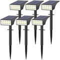 Solar Lights Outdoor Waterproof IP65, Landscape Lights, 6 Pack, Cool White by WENATY