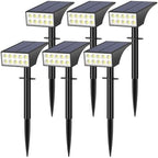Solar Lights Outdoor Waterproof IP65, Landscape Lights, 6 Pack, Cool White by WENATY