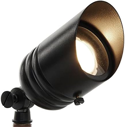 VOLT 20-Pack 12V Fat Boy Outdoor Spotlight (Black) & 5W 3000K MR16 LED Bulb by VOLT