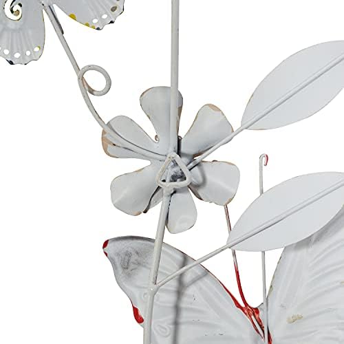 Deco 79 Metal Butterfly Home Wall Decor Indoor Outdoor Wall Sculpture, Wall Art 10" x 3" x 39", Multi Colored - Image 7
