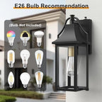 Dusk to Dawn Outdoor Wall Sconce, Waterproof Outdoor Porch Lights - Image 5