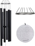 Extra Large Wind Chimes for Outside Deep Tone - 58'' Wind Chimes Outdoor Clearance, Deep Tone Chimes, Windchimes Outdoors, Memorial Wind Spinner, Sympathy Gift, Home Décor (Black) by Vanquer