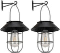 Solar Lanterns Outdoor Waterproof,2 Pack Hanging Solar Lights by pearlstar