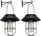 Solar Lanterns Outdoor Waterproof,2 Pack Hanging Solar Lights by pearlstar