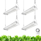 Barrina TX72 4FT Grow Light for Indoor Plants & TX18 1FT High PPFD 5000K Full Spectrum Grow Light Strip for Plant Shelves 4 Packs Bundle - Image 3