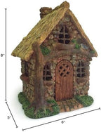 English Tree Cottage Miniature Fairy Garden Resin Figurine - Image 2