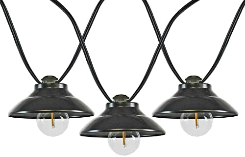 Novelty Lights 11 Feet 10 LED G40 Outdoor Bistro Lampshade String Lights - Image 2