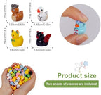 200 Pcs Various Mini Resin Ducks Bulk,Multicolor Tiny Ducks to Hide,Miniature Figurines for Fairy Garden,Aquarium,Bonsai,Dollhouse Decor Micro Landscape Accessories - Image 2