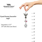 Woodstock Chimes Sun Catcher Crystal Fantasy, 4.5" Angel Crystal Suncatcher Pink Hanging Window Prism for Indoor Kitchen Office Gifts Rearview Car Mirror Décor, Rainbow Makers Collection - Image 4