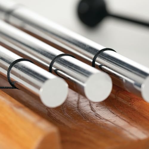 Woodstock Wind Chimes Zenergy Trio Hand Chime, Silver (7.7") Musically Tuned for Meditation, Yoga and Mindfulness, Great for Classrooms - Image 4