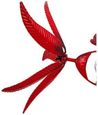 Evergreen Garden 38" H Solar Cardinal Staked Wind Spinner Garden Décor and Accessories for Home and Yard - Image 6