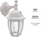 Maxxima LED White Outdoor Wall Light, 580 Lumens 3000K, Dusk to Dawn Sensor - Image 4