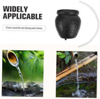 Ceramic Fountain Jar for Outdoor Water Circulation, 8mm Tube - Image 4
