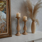 Flameless Pillar Candles Flickering with Remote Timer, Battery Operated LED Candles Up to 400 Hours, 3D Moving Flame Real Wax Candles. (Ivory-2pack-3x3) - Image 2