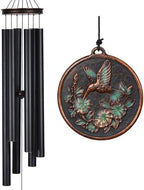 Vanquer Large Wind Chimes for Outside Deep Tone - 46'' Wind Chimes Outdoor Clearance, Windchimes Outdoors, Hummingbird Wind Chime,Sympathy Gift, Patio, Home Décor, Vintage Black (46" Hummingbird) by Vanquer
